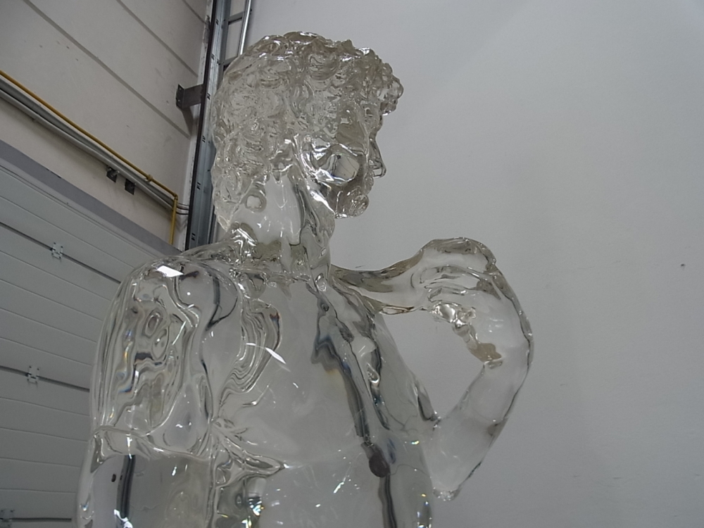 David Statue aus Acryl - Werkstatt Foto